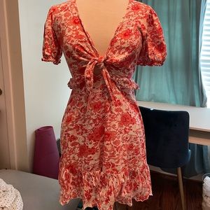 TopShop Patterned Mini Dress